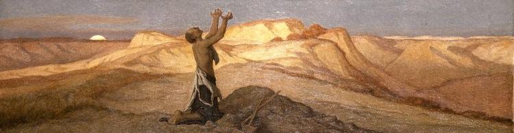 Prayer for Death in the Desert, Elihu Vedder